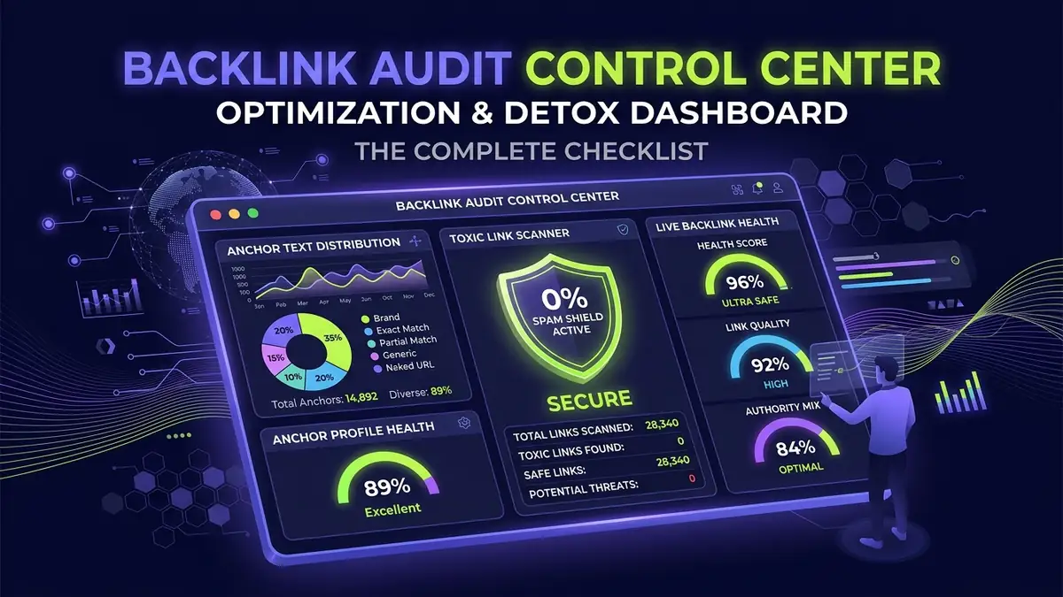 BuyMeLinks domain backlink audit scanner showing referring domains, dofollow ratio, and anchor distribution