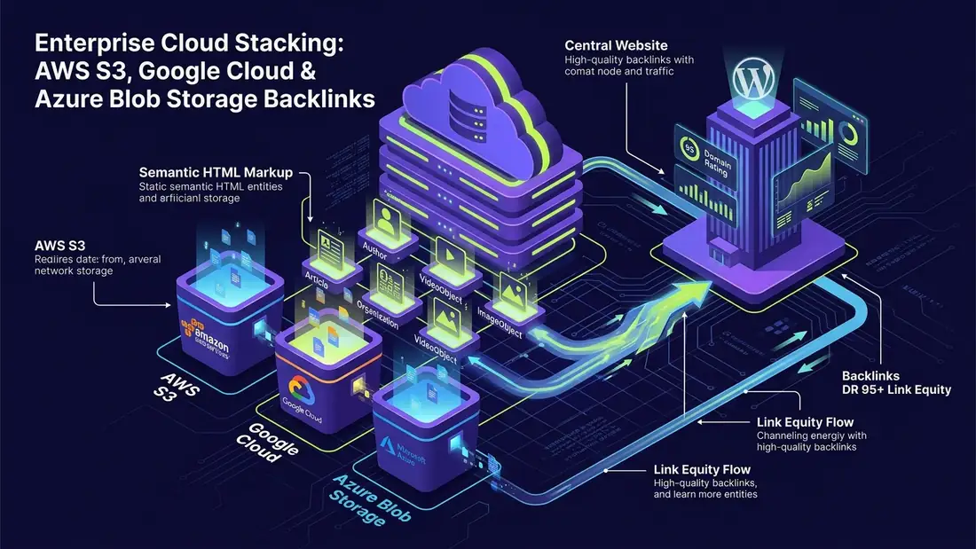 Enterprise multi-cloud bucket deployment on Amazon AWS S3, Google Cloud, and Microsoft Azure